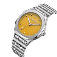 ساعة رجالية ستيل لون فضي من لادون