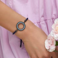 أسوارة نسائية - لون أزرق - لادون