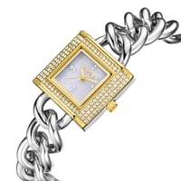 ساعة نسائية ستيل - لون ذهبي و روز - لادون