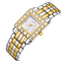 ساعة نسائية ستيل لون ذهبي و فضي من لادون