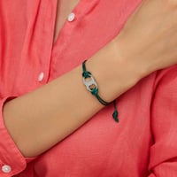 أسوارة نسائية - لون اخضر - لادون