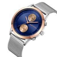 ساعة رجالية ستيل - لون فضي - ROBERTO BENANNI