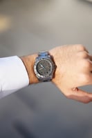 ساعة رجالية ستيل لون رمادي من لادون