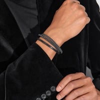 أسوارة رجالية - لون أسود - لادون