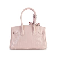 شنطة نسائية لون وردي من لادون