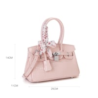 شنطة نسائية لون وردي من لادون