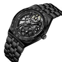 ساعة رجالية ستيل لون أسود لادون