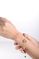 أسوارة نسائية لون ذهبي من لادون