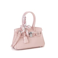 شنطة نسائية لون وردي من لادون