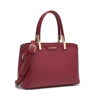 شنطة نسائية لون عنابي من لادون