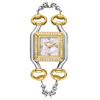 ساعة نسائية ستيل - لون ذهبي و فضي - لادون