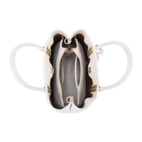 شنطة نسائية - لون أبيض - لادون