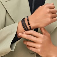 أسوارة رجالية - لون أسود و بني - لادون