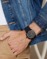 ساعة رجالية ربل لون أسود ROBERTO BENANNI