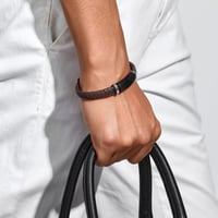 أسوارة رجالية - لون بني -لادون