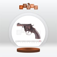 مسدس الربع لعبة طرطعان حديدي 1