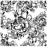 استينسل ديكور 5 ( ورود )