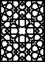 استينسل زخرفة هندسية (4)