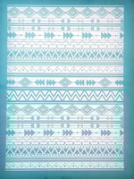 زخرفة شعبية (2) - شاشة حريرية