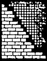 استينسل ( طوب + تاثيرات مربعه )