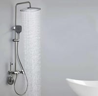 دش شاور المنيوم كامل سماعتين وشطاف قلب نحاس بشاشه...