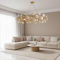 ثريا علاقي ورد فاخرة بتصميم ذهبي عصري – متوفرة بعد...