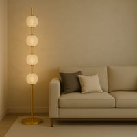 أبجورة ليد ذهبي مودرن بارتفاع 160 سم – ثلاث إضاءات...