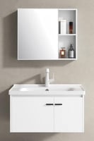 مغسله ديكور الومنيوم ابيض ساده سطح سيراميك متوفر ب...