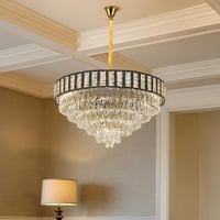 نجفة كريستال فاخرة متوفرة بمقاسين (60 سم – 80 سم)...