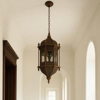 فانوس نحاسي فاخر بتصميم مغربي تقليدي – مقاس 40×25...
