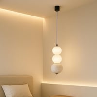 ثريا علاقي ليد مودرن شكل ثلاث كور بثلاث اضاءات 24...