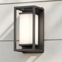 ابليك جداري خارجي بتصميم عصري من الألمنيوم الأسود...