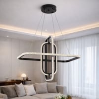 نجف ليد عصري ثلاثي الإنارة بريموت – لون أسود – مقا...