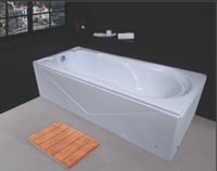 بانيو فوق البلاط