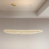 ثريا علاقي ليد شكل ريشه بثلاث اضاءات مقاس 120 سم