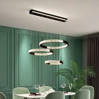 ثرياء علاقي ليد بثلاث اضاءات حلقات مقاس 60*40*20 س...