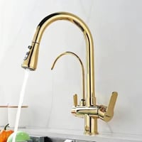 خلاط مطبخ سحاب مع خلاط تحليه لون ذهبي