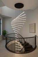 ثريا قبب وصالات كبيره مودرن بتصميم هندسي فخم – 15...