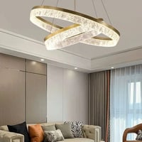 نجف علاقي حلقتين ليد ثلاث اضاءات متوفر لونين