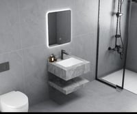 مغاسل رخام رصاصي قطعتين حوض وحوضين بعدة مقاسات