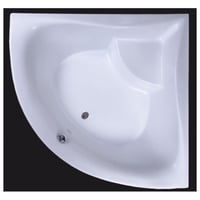 بانيو كلاسيكي ابيض زاوية فوق البلاط متوفر بعده مقا...