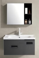 مغسله ديكور الومنيوم اسود سيراميك متوفر بمقاسين