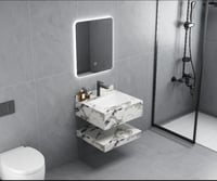 مغاسل رخام ابيض قطعتين حوض وحوضين بعدة مقاسات