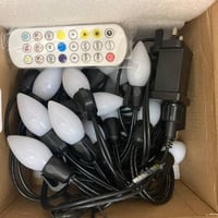 عقد لمبات ملون ديكورية ذكية 15 متر 20 لمبة تحكم با...