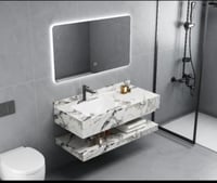 مغاسل رخام ابيض قطعتين حوض وحوضين بعدة مقاسات