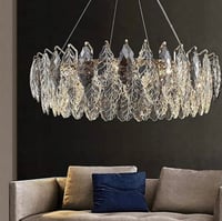 ثريا كرستال ستايل اوروبي ذهبي عده مقاسات