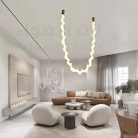 ثريا ليد لولبية مودرن - إضاءة ديكور فاخرة بتصميم ع...