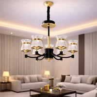 ثريا ليد مودرن ثلاث إضاءات – تصميم أنيق باللون الأ...