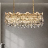 ثريا كريستال فاخرة – تصميم دائري ومستطيل بعدة مقاس...