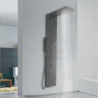 شاور دش جداري استيل رمادي